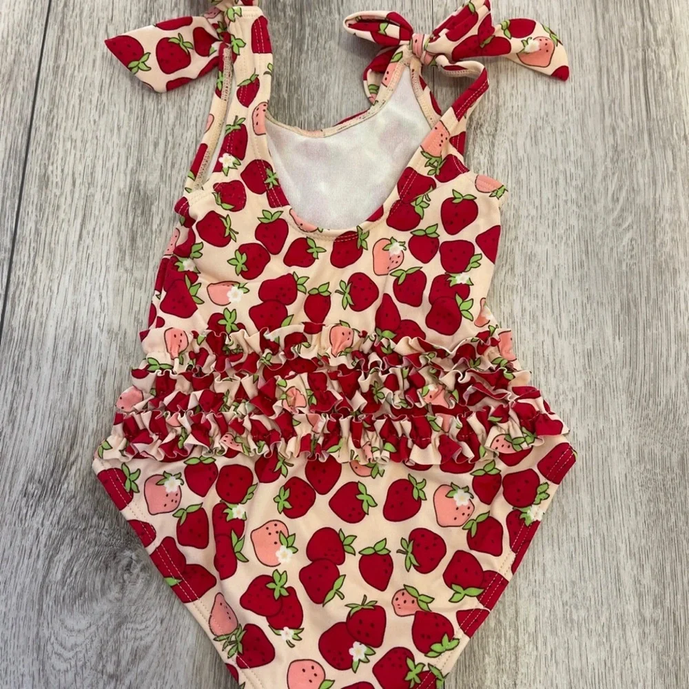 Gymboree 3-6 Months Strawberry Bathing Suit -PLAY